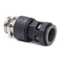 Муфта труба-коробка с герметичным уплотнением, с металлической резьбой, IP68, DN 36 мм, М50х1,5, полиамид, цвет черный | код MARO-36M50N | DKC