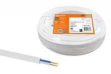 Провод ПГВВП 2х1.5 ГОСТ (бухта 20м) белый | код SQ0127-0402 | РЭМЗ ТМ