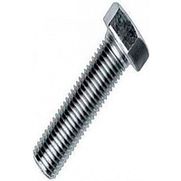 Болт DIN 933 M20х70 полная резьба шестигранная голова класс прочности 5.8 покрытие цинк | код DIN933-M20x70ZN | Крепдил