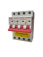 Диф. автомат YCB9LE-80M 25А 4P 6кА 30мА B AC (электрон.) | код A031237 | CNC