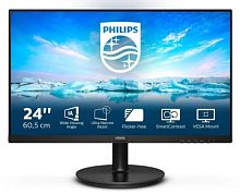 Монитор Philips 23.8 241V8L(00/01) черный VA LED 16:9 HDMI матовая 250cd 178гр/178гр 1920x1080 75Hz FreeSync VGA FHD 3.03кг | код 1467243 | PHILIPS