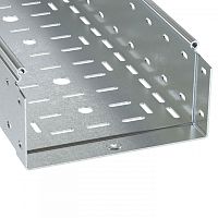 Лоток перфорированный 600х100 L 3000 толщ. 1,5 мм, цинк-ламельный | код 3534715ZL | DKC