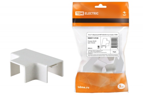 Угол Т-образный КМТ 40x25 (4 шт./комп.) TDM | код SQ0411-0125 | TDM