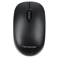 Мышь беспроводная Гарнизон GMW-445, черный, 3 кнопки, 1000 DPI | код GMW-445 | Гарнизон
