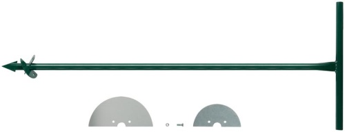 Бур садовый, L=1000 мм, 2 насадки 150 мм и 200 мм | код 77241 | КУРС РОС фото 5