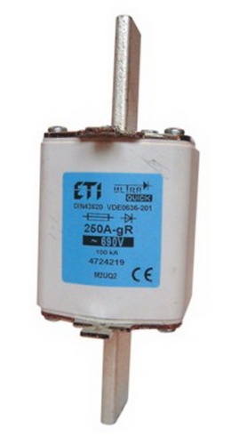 Предохранитель M2UQ2/125A/690V gR (200 kA) | код 004724215 | ETI