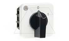 Переключатель BS 16 90 U, 1P, 20A, тип 0-1 (60°), 1NO на 1, 2.5kW(230VAC по АС-23), на дверь, фронт IP40 | код EAC602367R | Rade Koncar