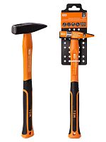 Молоток слесарный, 200 гр, кованый, с усилен. прорезиненной фиберглассовой рукояткой Алмаз TDM | код SQ1036-0111 | TDM