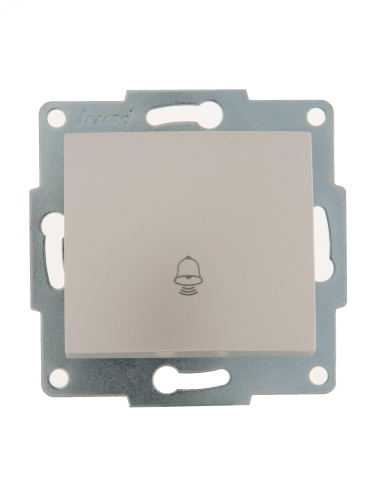 KARINA Кнопка звонка жемчужно-белый перламутр (10шт/120шт) | код 707-3088-103 | Lezard