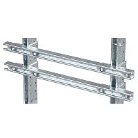 Комплект монтажных профилей на раму для крепления 1 оболочки винтами din 84 M6X40 4 шт. , горячеоцинкованный, длина 800 мм | код EX-FPR08 | DKC