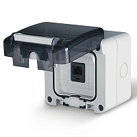 Розетка RJ 45, настенная | код DIS137648150 | DKC