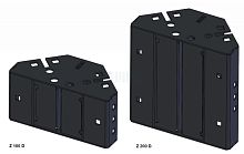 Угловой элемент цоколя двойной, 2шт. | код Z 200 D | ПРОВЕНТО