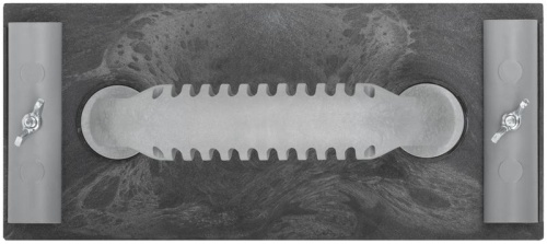 Терка для нажд.бумаги пластиковая с мет.прижимом, черная 230х105 мм | код 39720М | FIT фото 4