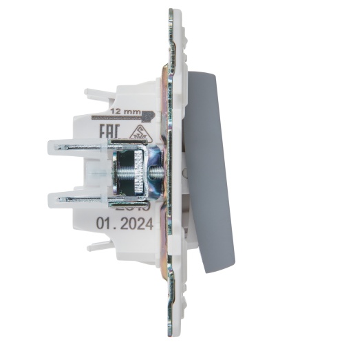 SKANDY Выключ. 1-кл. перекр. 10А SK-V03Gr сер. IEK | код SK-V13-0-10-K03 | IEK фото 2