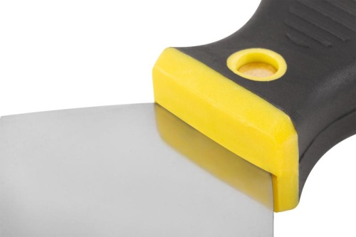 Шпатель для удаления ржавчины профи толщ. лезвия 1мм двухкомп. ручка сметал. бойком 5дюйм (125мм) FIT 06675 фото 8