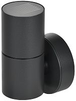 Светильник уличный 5112 настенный GU10 IP65 черный IEK | код LT-UPU0-5112-GU10-1-K02 | IEK