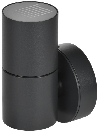 Светильник уличный 5112 настенный GU10 IP65 черный IEK | код LT-UPU0-5112-GU10-1-K02 | IEK