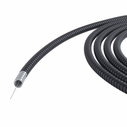 Металлорукав DN 35мм в герметичной ПВХ изоляции, низкотемпературный, Dвн 35,0 мм, Dнар 41,0, с протяжкой, 25 м, цвет чёрный | код 6071R-035NPCR | DKC Металлорукав DN 35мм в герметичной ПВХ изоляции, низкотемпературный, Dвн 35,0 мм, Dнар 41,0, с протяжкой, 25 м, цвет чёрный | код 6071R-035NPCR | DKC