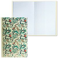 Блокнот А5 (135х206 мм), 80 л., твердый переплет, фольга, клетка, BRAUBERG, Узор, 126049 | код 126049 | BRAUBERG