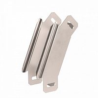 Угол вертикальный внешний 45 градусов Стандарт INOX (AISI 409) 50х50 Промрукав | код PR16.2957 | ПРОМРУКАВ