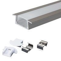 Профиль для светодиодной ленты RUICHI врезной алюминиевый 618-2, 2 м | код 113792 | Ruichi