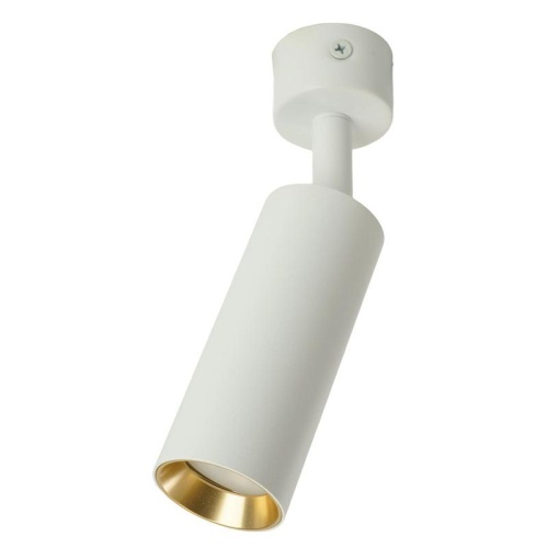 Светильник ДБО GU10 MR11 без лампы наклонный белый,золото | код 51380 | Feron Светильник ДБО GU10 MR11 без лампы наклонный белый,золото | код 51380 | Feron