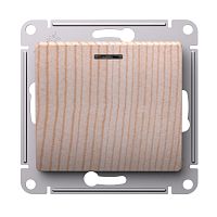 GLOSSA 1-клавишный ВЫКЛЮЧАТЕЛЬ с подсветкой, сх.1а, 10АХ, механизм, СОСНА | код GSL001513 | Systeme Electric