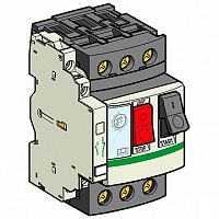 Силовой автомат для защиты электродвигателя TeSys GV2 0.63А 3P | код. GV2ME04AN11TQ | Schneider Electric 