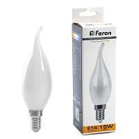 Лампа светодиодная 15Вт 230В E14 2700К матов. LB-718 FERON 38260