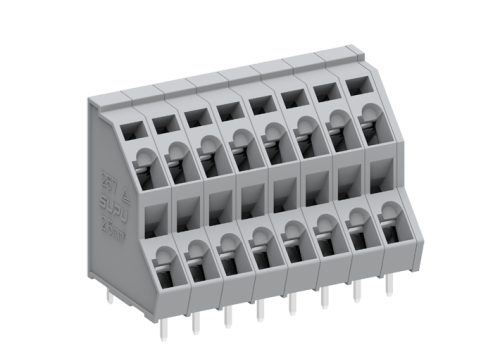 257209 Клемма MCS 2-уровневая, угловая, шаг 5.0мм, 9 конт., сер., шт | код 257209 | SUPU 257209 Клемма MCS 2-уровневая, угловая, шаг 5.0мм, 9 конт., сер., шт | код 257209 | SUPU