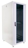 Шкаф телекоммуникационный напольный ЭКОНОМ 24U (600 ? 600) дверь стекло, дверь металл | код ШТК-Э-24.6.6-13АА | ЦМО