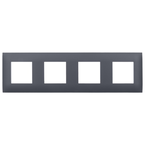 SKANDY Рамка 4-мест. SK-F04T титан IEK | код SK-M42-K48 | IEK фото 4