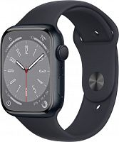 Смарт-часы Apple Watch Series 8 А2770 41мм OLED корп.темная ночь рем.темная ночь разм.брасл.:S/M (MNU73LL/A) | код 1872241 | APPLE