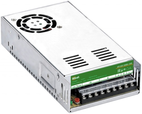 Импульсный источник питания 1000Вт 48В 20,8А ИП-505 | код 52042DEK | DEKraft