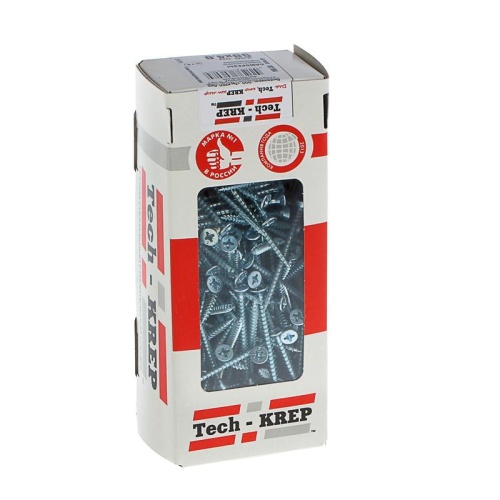 Саморез универсальный 50х4.0мм оцинк. (уп.200шт) | код 102184 | Tech-KREP