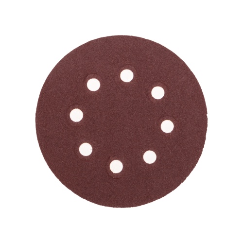 Диск абразивный на ворсовой основе, на липучке, перфорированный, P120, 125мм, 10 шт. KRANZ | код KR-91-1168 | KRANZ