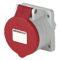 Розетка панельная TwinСONTACT 3P 32A 400B IP44 (1 шт.) MENNEKES | код 1788 | MENNEKES