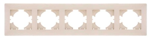 Рамка 5-м Bravo беж. | код С1050-003 | GUSI