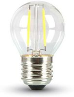 Ретро-лампа Filament G45 E27 2Вт тепл. бел. 3000К 230В | код 601-802 | Neon-Night