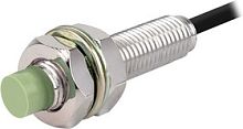 Датчик индуктивный, М8x1, L=40мм, зона чувствительности 2мм, NPN NO, 3-х проводный, кабель 2м, 12-24VDC | код PRL08-2DN | AUTONICS