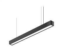 Светильник светодиодный линейный ДБО 1101 Опал 27Вт черный 4000К 600х60х55 IP40 с БАП EKF | код TBL-1101-O-27-B-4K-40-A | EKF