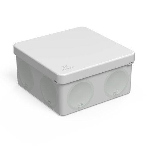 Коробка распределительная 60-0300м для прямого монтажа двухкомпонентная безгалогенная (HF) 100х100х50 (8шт/уп) Промрукав | код 60-0300м | ПРОМРУКАВ