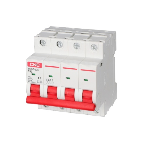 Модульный автоматический выключатель YCB7-63N 3А 4P 6кА B | код A700129 | CNC Модульный автоматический выключатель YCB7-63N 3А 4P 6кА B | код A700129 | CNC