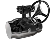 Кран шаровой под приварку полнопроходной под редуктор/электропривод DN 100 PN 25 Ст.20 | код КШ.П.П.Р.100.25-01 | ALSO