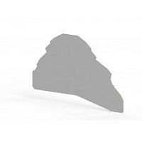 446 250, Концевой сегмент на клеммники YBK2,5-3FT, (бежевый), NPP YBK 2,5-3FT | код 0.0.0.4.46250 | KLEMSAN