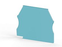 Сегмент концевой на клеммники AVK(2.5-10)/ AVK RD (2.5-4) син. NPP 2.5-10 Klemsan 444121