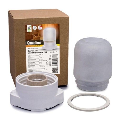 Светильник 1502 до 125 оС НПБ-400 КСС-002 230В 60Вт бел. Camelion15260 фото 5 Светильник 1502 до 125 оС НПБ-400 КСС-002 230В 60Вт бел. Camelion15260 фото 5