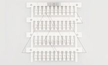 Маркировка проводника MG-TDM-01 40191, продевание, D кабеля 1,6-3,25mm, 0,5-1,5mm2, поле 4x16mm, PC, HF, белая (набор 40 элементов) | код 4101811 | Cembre