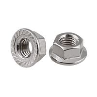 Гайка шестигранная с фланцем М10 DIN 6923 оцинк. (уп.18шт) Zitar 141610