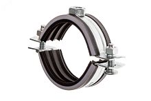 Хомут вентиляционный MAYER 125 - с РП. центр.гайка М8. боковой крепеж винт 6x22. гайка М6 | код 15 0125 R1 | MAYER,МАЙЕР